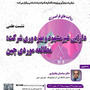 دارایی غیر مشهود و بهره وری شرکت : مطالعه موردی چین